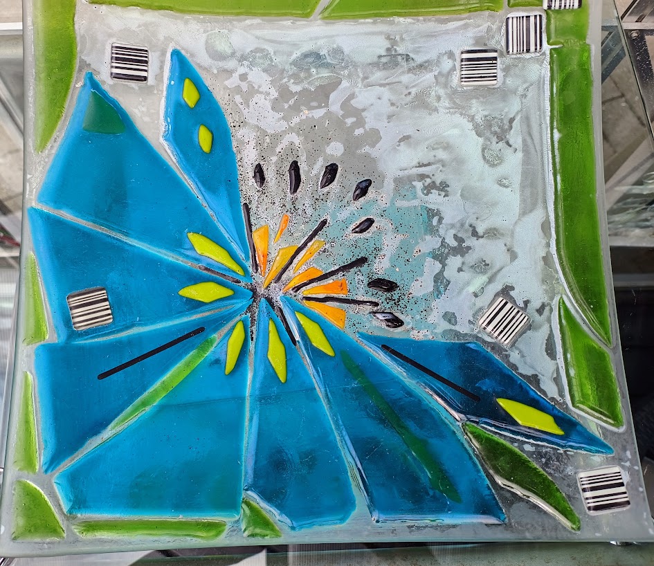 glasfad str. 40*40 cm